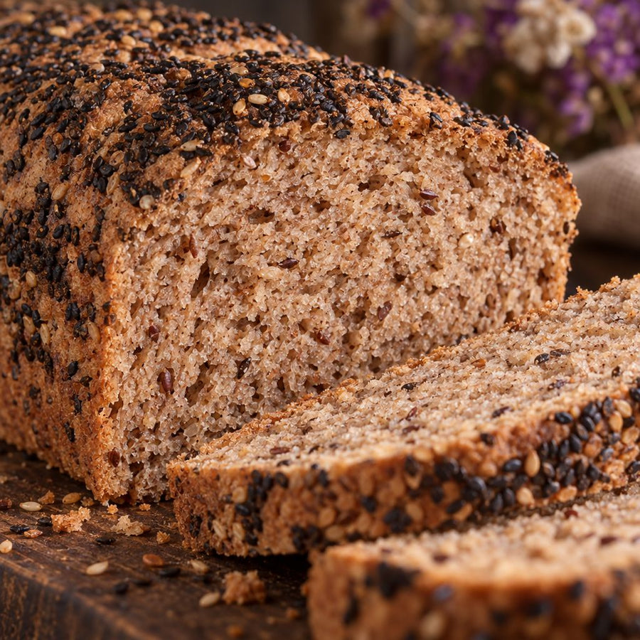Pan de Sorgo con Ajonjolí